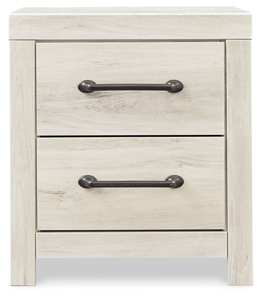 Cambeck Panel Bed With 2 Storage Drawers With Mirrored Dresser, Chest And 2 Nightstands