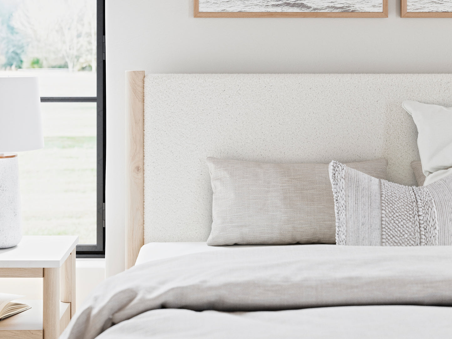 Cadmori Upholstered Panel Bed