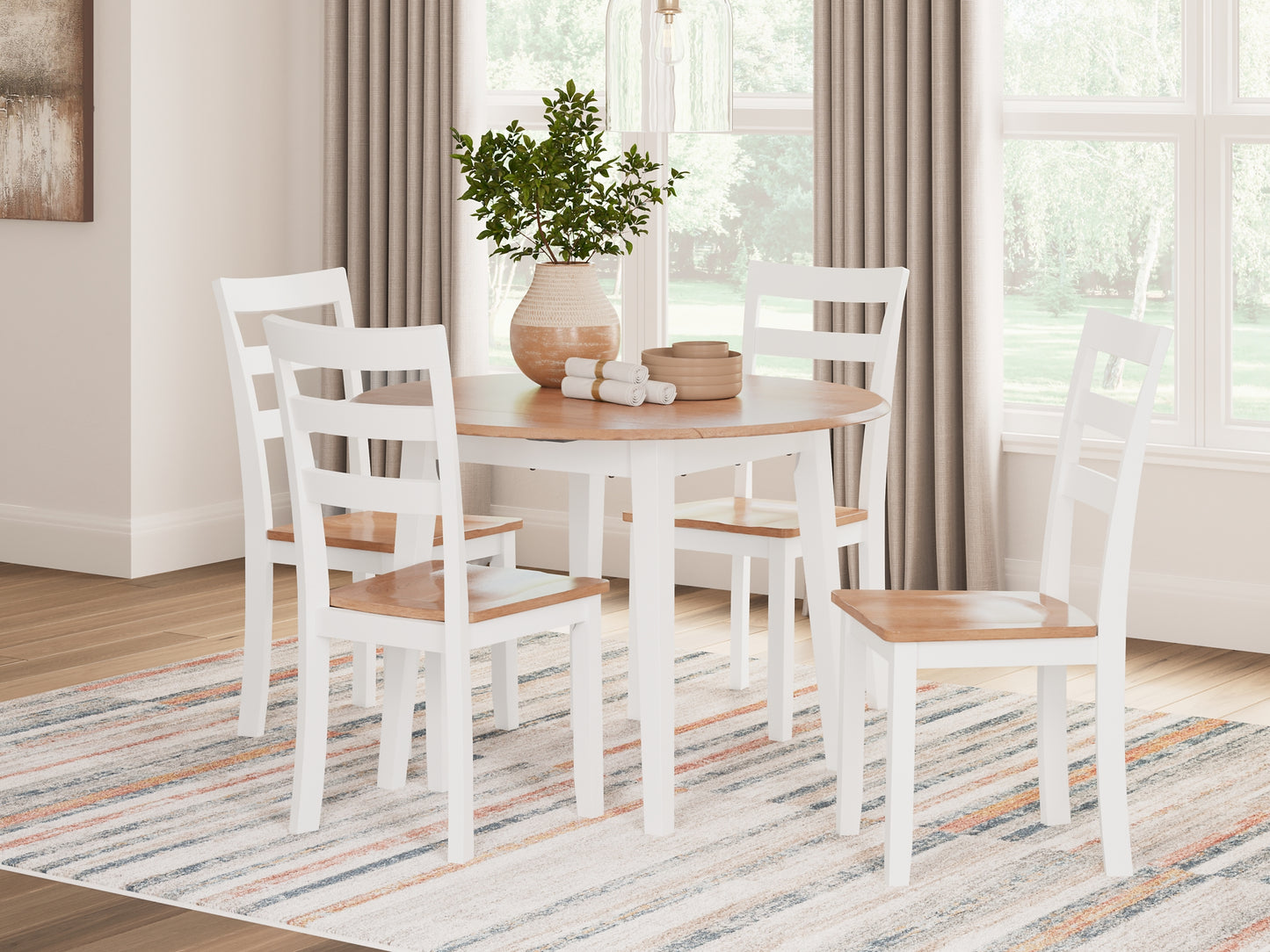 Gesthaven Dining Table and 4 Chairs