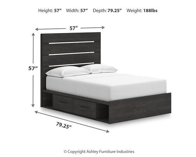 Hollivern Panel Storage Bed
