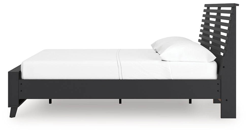 Danziar Full Slat Panel Bed