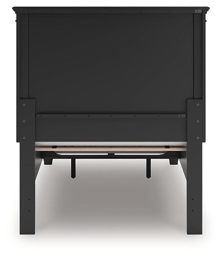Lanolee Twin Panel Storage Bed