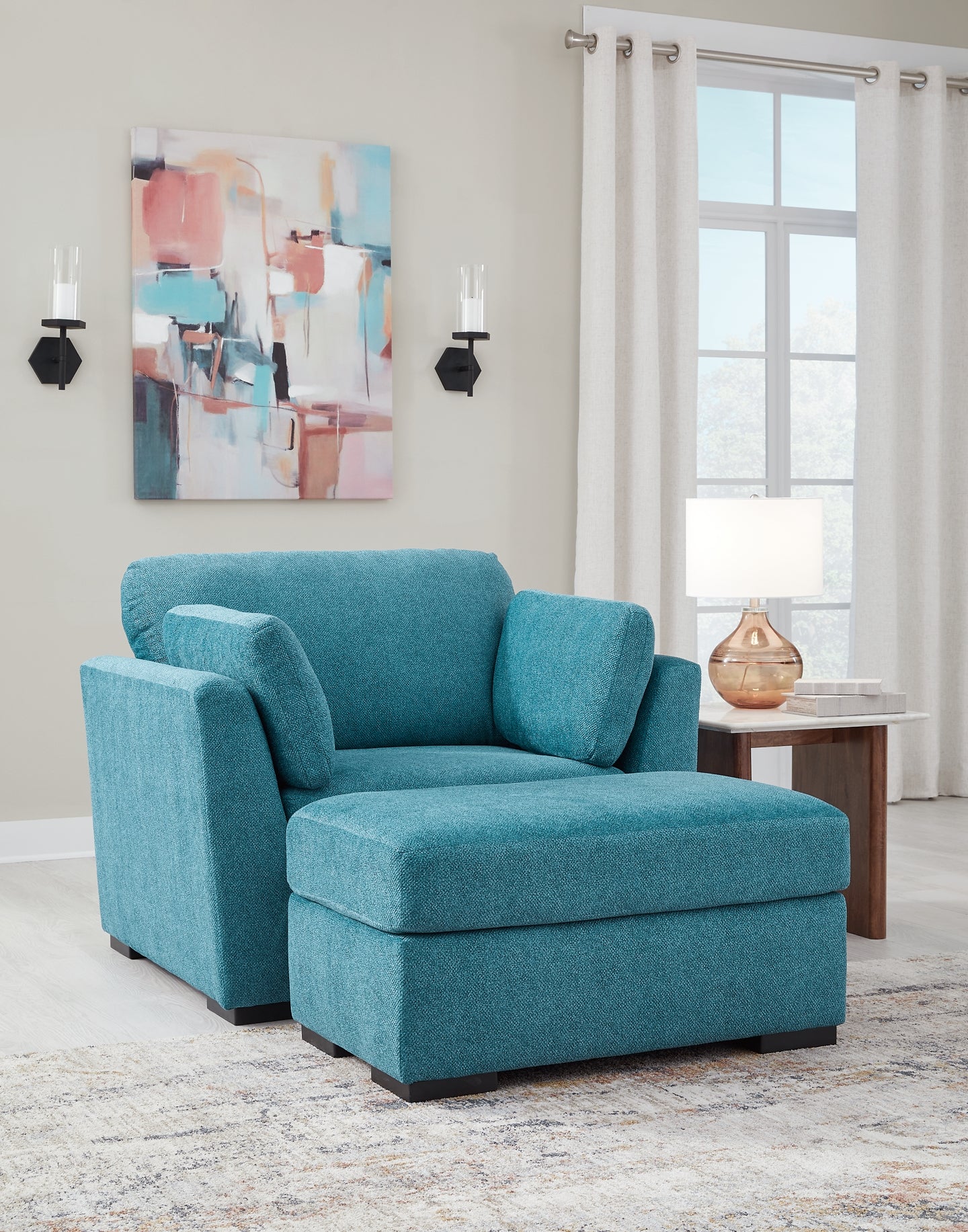 Keerwick Chair and Ottoman