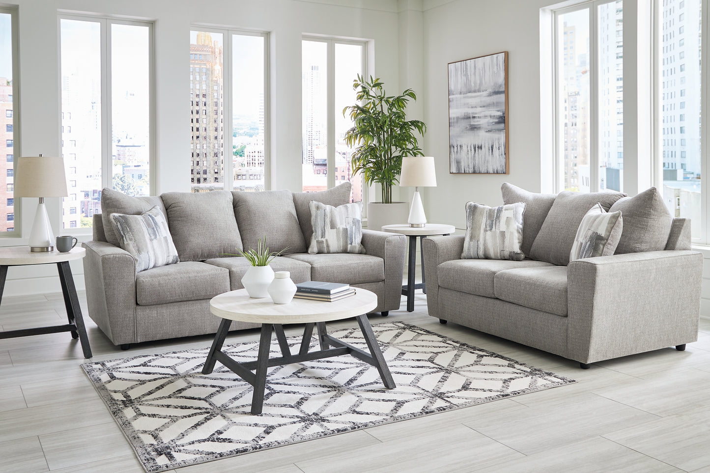 Sofa and Loveseat