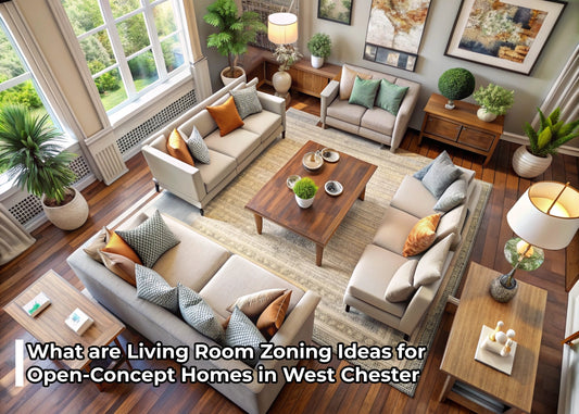 What are Living Room Zoning Ideas for Open-Concept Homes in West Chester