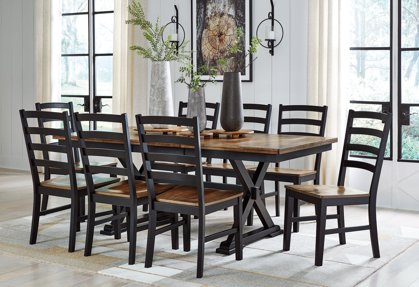 Wildenauer Dining Table and 8 Chairs