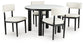 Xandrum Dining Table and 4 Chairs