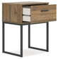 Deanlow Full Platform Bed with Dresser and Nightstand