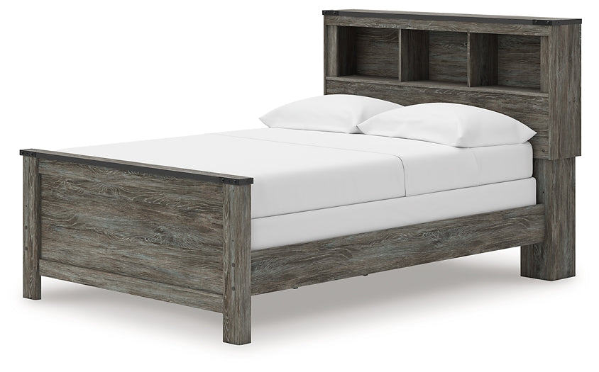 Frandern Full Bookcase Panel Bed