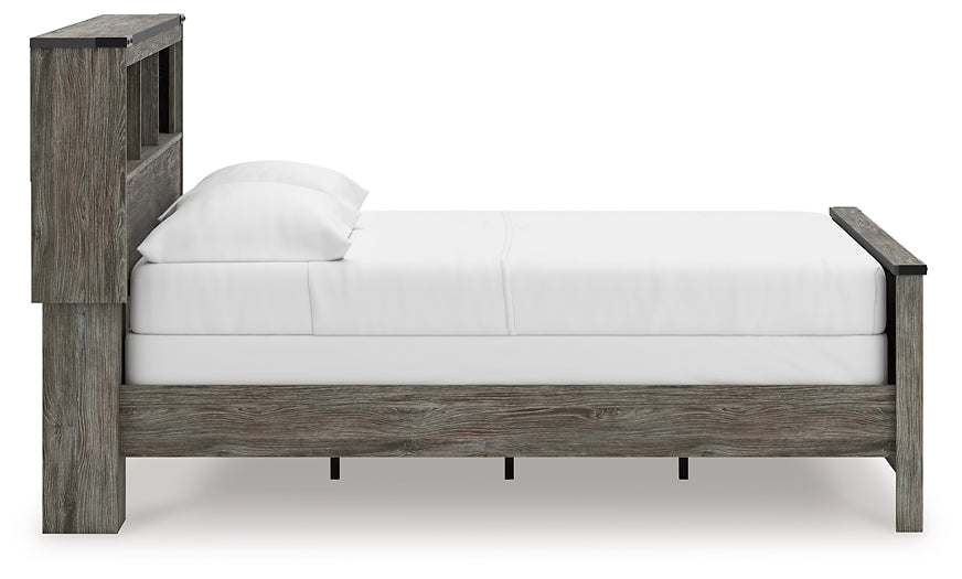 Frandern Full Bookcase Panel Bed