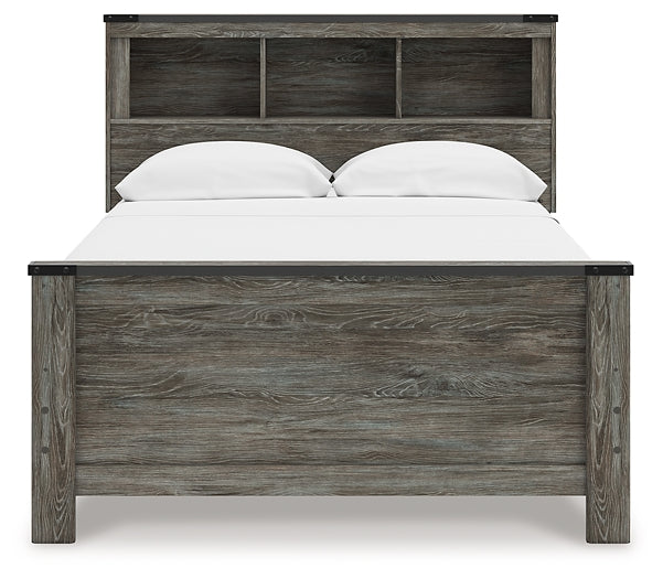 Frandern Full Bookcase Panel Bed