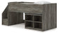 Frandern Twin Loft  Bed with Bookcase Storage