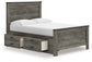 Frandern Full Panel Bed with Storage