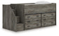 Frandern Twin Loft Bed with Drawer Storage