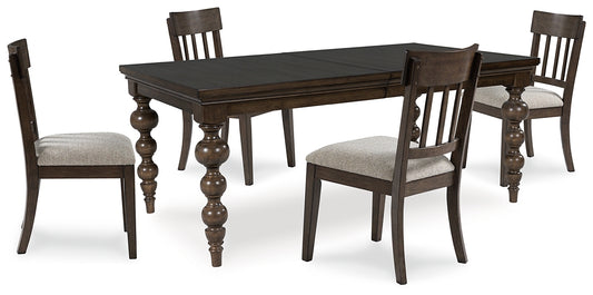 Veramond Dining Table and 4 Chairs