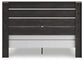 Hollivern King Panel Bed with Mirrored Dresser and Chest