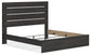 Hollivern King Panel Bed with Mirrored Dresser and Chest