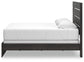 Hollivern King Panel Bed with Mirrored Dresser and Chest