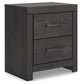 Hollivern King Panel Bed with Mirrored Dresser, Chest and Nightstand
