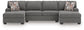 Seyler Lane 3-Piece Sectional with Double Chaise