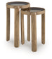 Jossor Accent Table Set (2/CN)