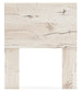 Twin Panel Headboard with Mirrored Dresser and Chest