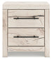 Full Panel Storage Bed with Mirrored Dresser and Chest