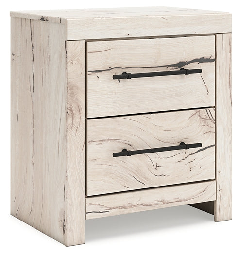 Full Panel Storage Bed with Mirrored Dresser and Chest
