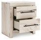 Full Panel Storage Bed with Mirrored Dresser and Chest