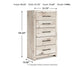 Full Panel Storage Bed with Mirrored Dresser and Chest