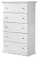 Bostwick Shoals Queen Panel Bed with Mirrored Dresser and Chest