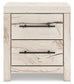 Queen Panel Headboard with Mirrored Dresser and Nightstand