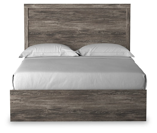 Ralinksi Queen Panel Bed with Mirrored Dresser, Chest and Nightstand