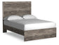 Ralinksi Full Panel Bed with Mirrored Dresser and Chest