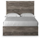 Ralinksi Full Panel Bed with Mirrored Dresser, Chest and Nightstand