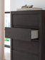 King Panel Bed with Mirrored Dresser and Chest