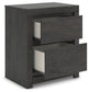 King Panel Bed with Mirrored Dresser, Chest and Nightstand