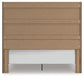 King Panel Bed with Mirrored Dresser and Nightstand