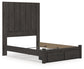 Queen Panel Storage Bed with Mirrored Dresser and Nightstand