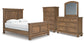 Feddinger Queen Panel Bed with Mirrored Dresser and Chest