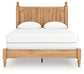 Aleaport Queen Panel Bed with Mirrored Dresser and Nightstand