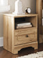 Aleaport Queen Panel Bed with Mirrored Dresser and Nightstand