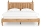 Aleaport King Panel Bed with Mirrored Dresser and Nightstand