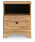 Aleaport King Panel Bed with Mirrored Dresser and Nightstand