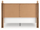 Aleaport King Panel Bed with Mirrored Dresser and Nightstand