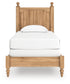 Aleaport Twin Panel Bed with Mirrored Dresser