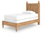 Aleaport Twin Panel Bed with Mirrored Dresser