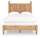 Aleaport Full Panel Bed with Mirrored Dresser and Nightstand
