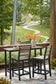 Shoreline Beach Counter Table Set (3/CN)