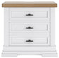 Ashbryn California King Panel Storage Bed with Mirrored Dresser and Nightstand